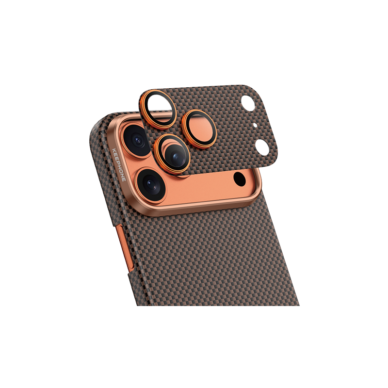 Защитное стекло на Камеру KEEPHONE KP-SPL021 KEVLAR LENS iP 17 Pro Max (Desert Black)